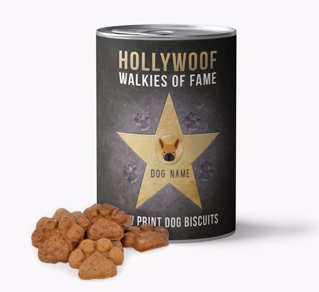 'Hollywoof' - Baked {breedFullName} Biscuits in Personalised Tin